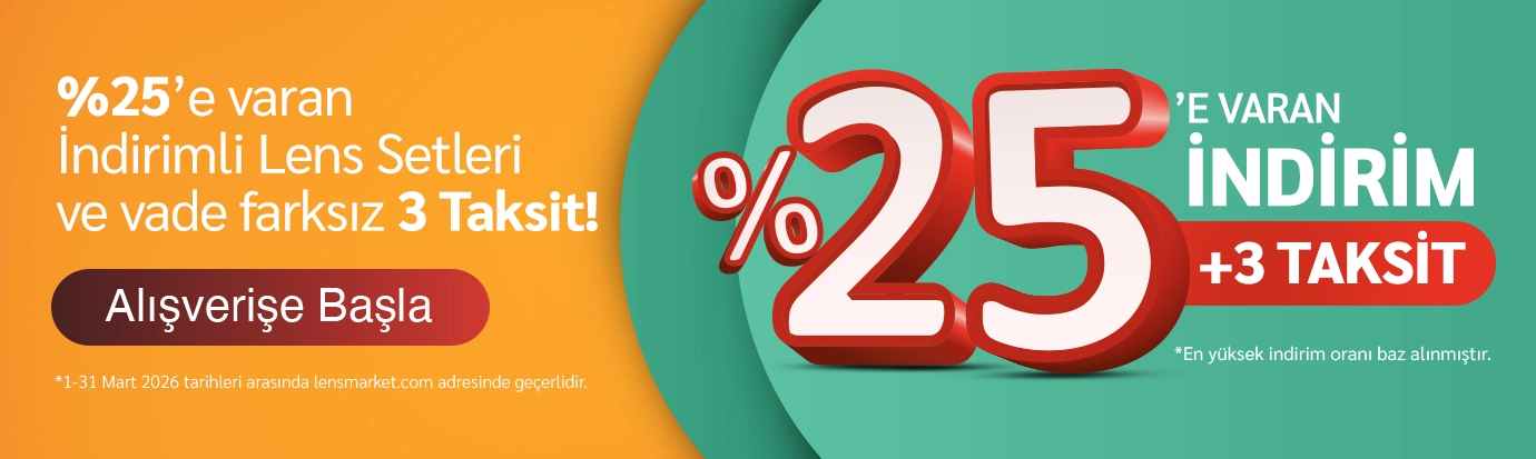İndirimli lens setleri İndirimli lens setleri