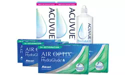 Air Optix Plus HydraGlyde® for Astigmatism Kombi Set 4 Kutu